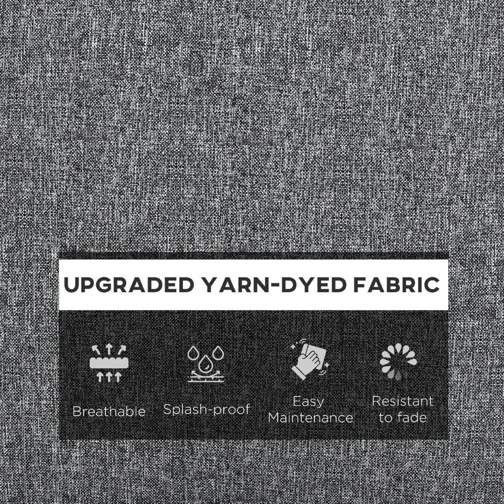 English Elm Outsunny 4-Piece Patio Cushion Set With Back Pillows - Durable, Stylish, And Comfortable Outdoor Seating W2225P174521-GIGA