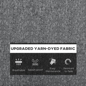 English Elm Outsunny 4-Piece Patio Cushion Set With Back Pillows - Durable, Stylish, And Comfortable Outdoor Seating W2225P174521-GIGA