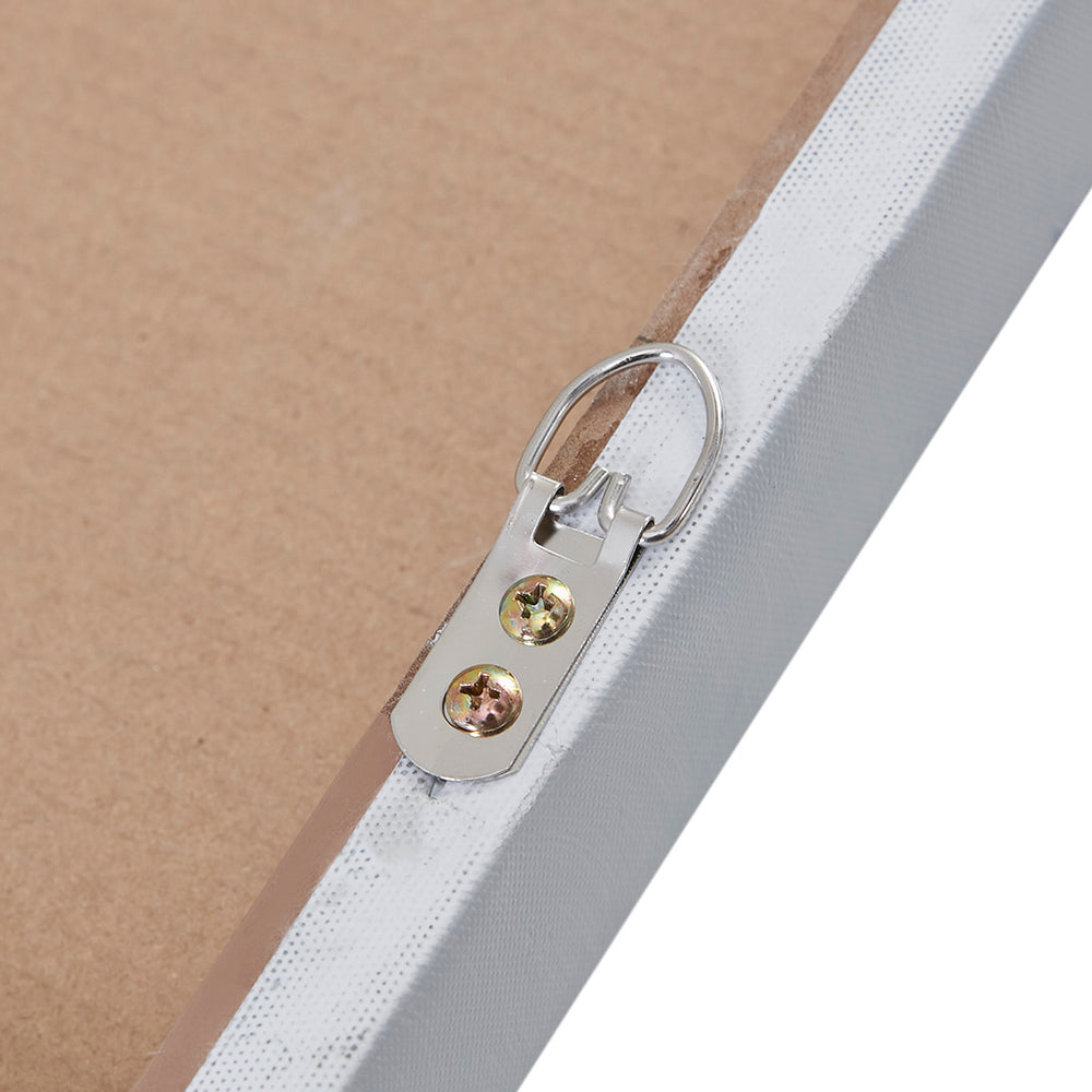 JLA Home Madison Park - Heavily Hand-Embellished 3-Piece Canvas Set — Grey-Black Ombré, Natural Stone Accents, Ready-to-Hang Decor MP95C-0269