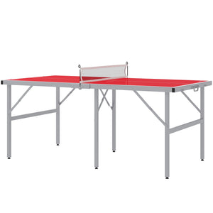English Elm Soozier Foldable Table Tennis Set with Aluminum Frame Net Paddles Balls Indoor Outdoor W2225P200634