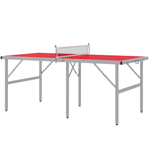English Elm Soozier Foldable Table Tennis Set with Aluminum Frame Net Paddles Balls Indoor Outdoor W2225P200634