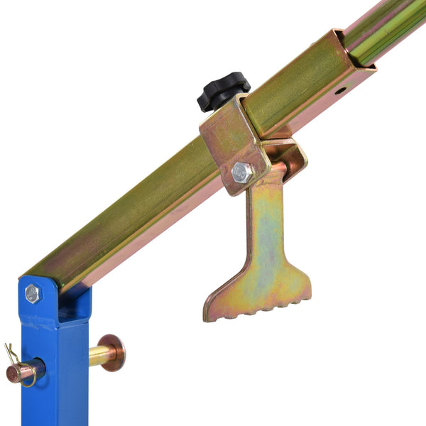 English Elm Motorcycle Tire Changing Stand with Steel Frame Bead Popper for Garage or Track T3971P412693