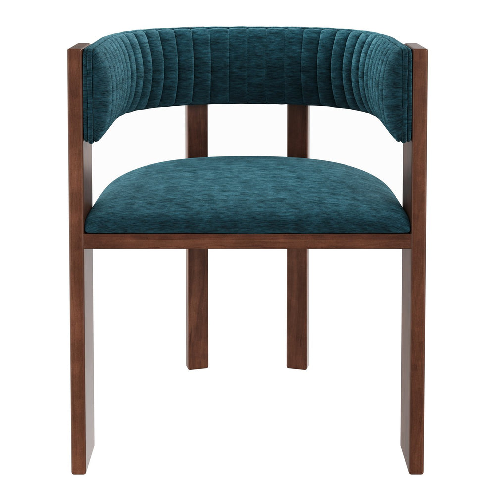 English Elm Unique Bentwood Sculptural Dining Chair Set with Cushioned Seat for Kitchen Use T3609P482845