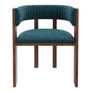 English Elm Unique Bentwood Sculptural Dining Chair Set with Cushioned Seat for Kitchen Use T3609P482845