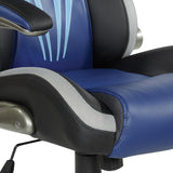 OSP Home Furnishings Ice Knight Gaming Chair Blue