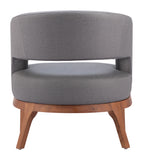 Penryn Accent Chair Slate Gray 110112 Zuo Modern