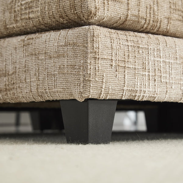 English Elm United Cozy Two-Seat Chenille Sofa With Detachable Armrests, Footstools, And Side Pockets For Storage W1568S00138-GIGA