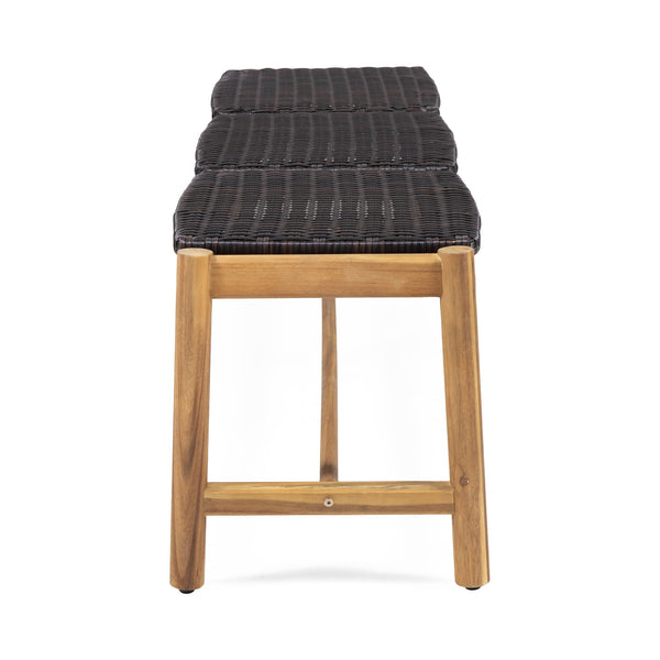 English Elm Christopher Knight Home® - Cambria 3-Seater Bench: Timeless Acacia Wood Seating For Entryways, Dining, And Outdoor Spaces 68889.00BRN