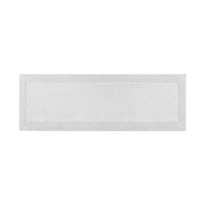JLA Home Madison Park Signature - 100% Cotton Plush 3000 GSM Reversible Bath Rug — OEKO‑TEX Certified, Ultra Absorbent, Machine Washable Grey MPS72-564