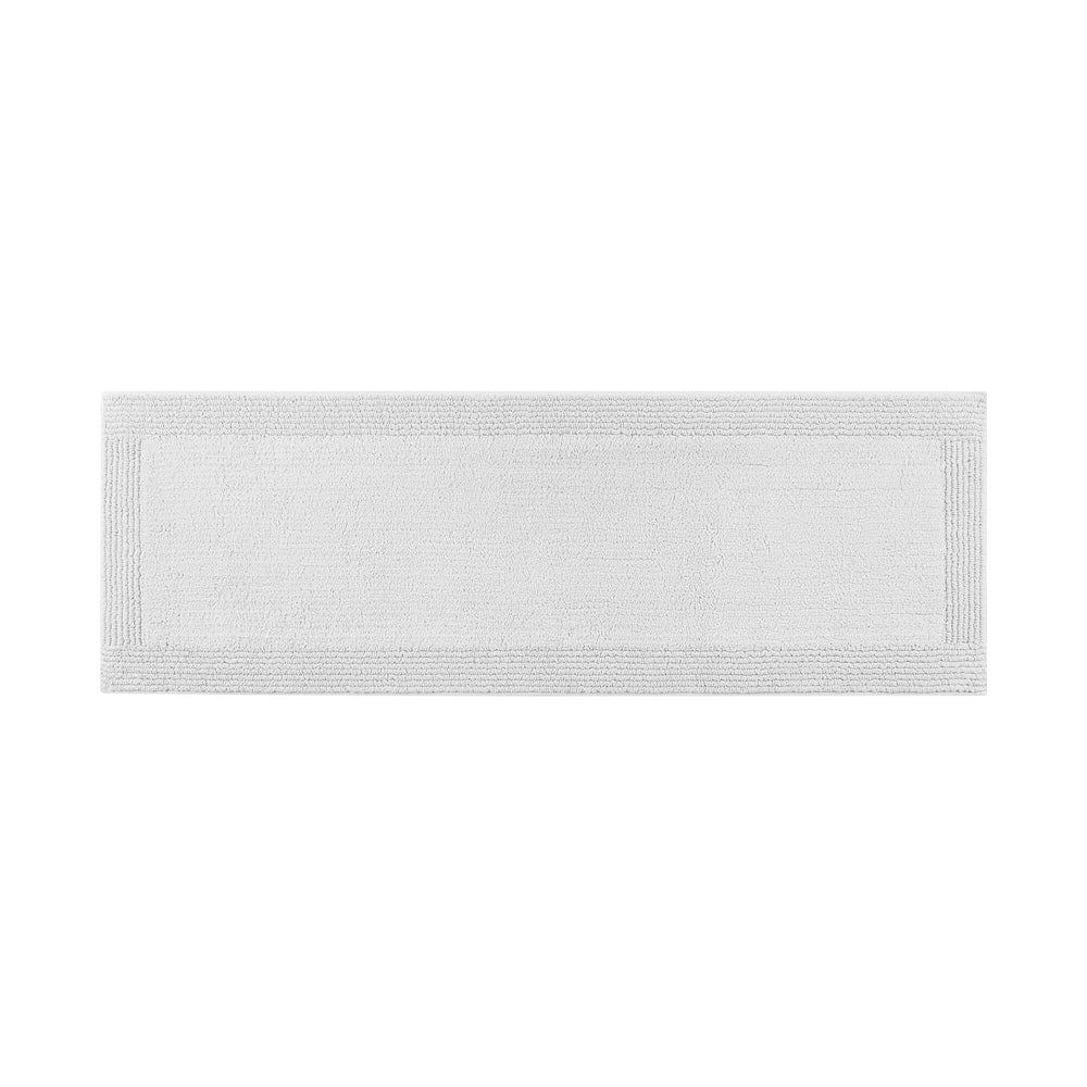 JLA Home Madison Park Signature - 100% Cotton Plush Tufted 3000 GSM Reversible Bath Rug - Spa-Soft, OEKO-TEX Certified, Machine Washable Grey MPS72-566