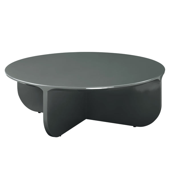 English Elm Lamond Square Low Profile Mdf Lacquered Coffee Table for Contemporary Living Rooms B2726P442581
