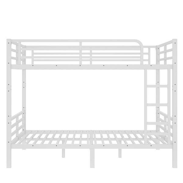 English Elm Metal Full Xl Bunk Bed For Teens & Adults - Space-Saving, Durable Steel Frame, No Box Spring Needed! W1580S00125