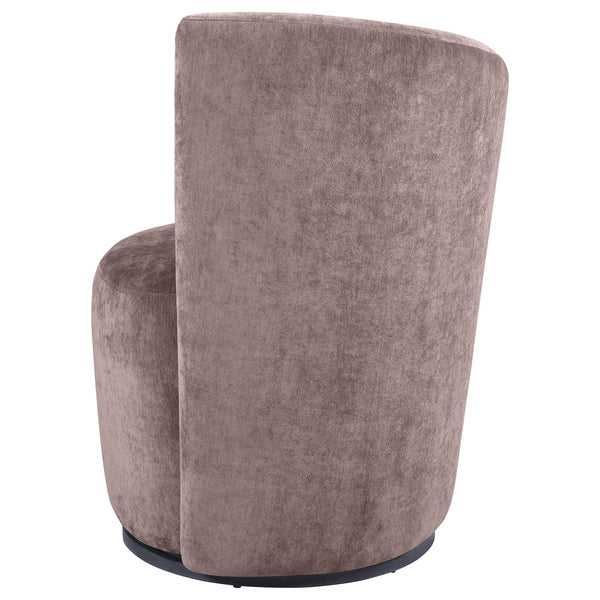 English Elm Kaylie Velvet Swivel Accent Chair Sculptural Curved Back for Living Room B062P447948