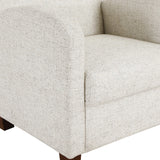 OSP Home Furnishings Aiden Chair & Ottoman Quartz