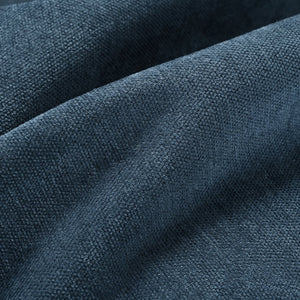 English Elm U_style Modular U-shaped Sectional Sofa Six Seat Linen Fabric with Storage Ottomans Dark Blue WY000491AAC