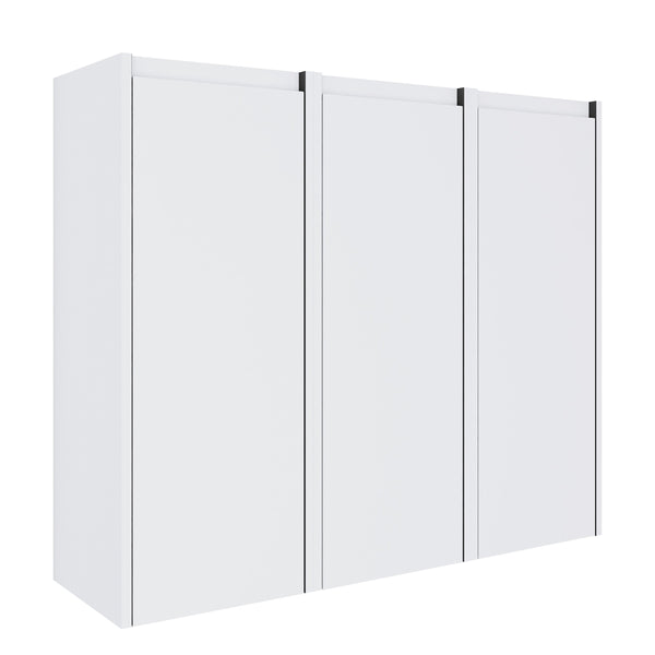 English Elm 12" Bathroom Side Cabinet - Space-Saving Design With Reversible Soft-Close Doors For Modern Storage W999S00279