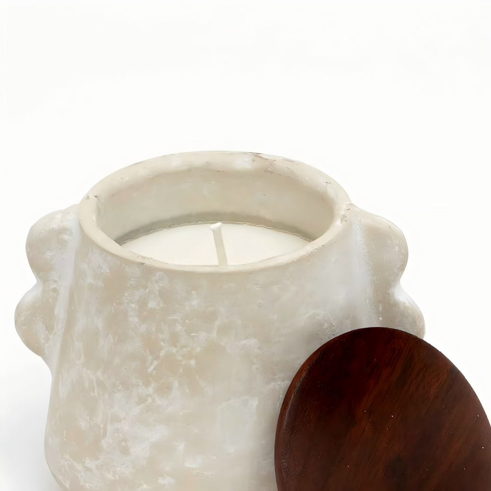 English Elm Jar Candle Ecomix Wax With Natural Mango Lid - Handcrafted Vanilla Lavender 8Oz For Relaxation B346P369767
