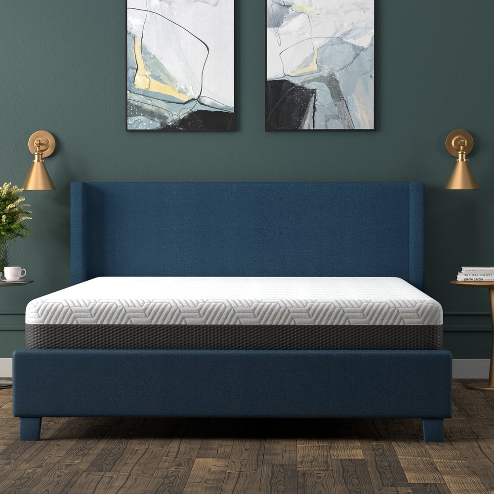 English Elm Omne Fria Firm Memory Foam Twin Xl Mattress with Phase Change Cooling Cover B047P316871