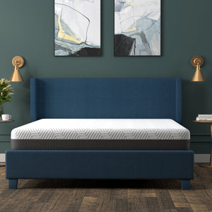 English Elm Omne Fria Queen Mattress Pcm Cooling Cover Gel Memory Foam Firm Sleep Support B047P316873