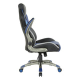 OSP Home Furnishings Ice Knight Gaming Chair Blue