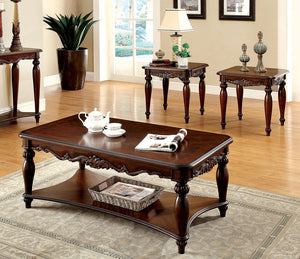 English Elm Traditional Elegant Sofa Table with Turned Legs and Carved Details, Open Shelf Storage, 48x16x27 Inch Cherry 51 L x 29 W x 12 H B011P356772