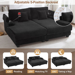 English Elm Swivel Barrel Accent Chair Chenille Tufted Round Club Seat for Living Room Lounge Black N719S002270B