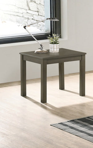 English Elm Dark Gray 3-Piece Coffee & End Table Set – Elegant Rubberwood Living Room Accent, Sturdy, Stylish B011P237489