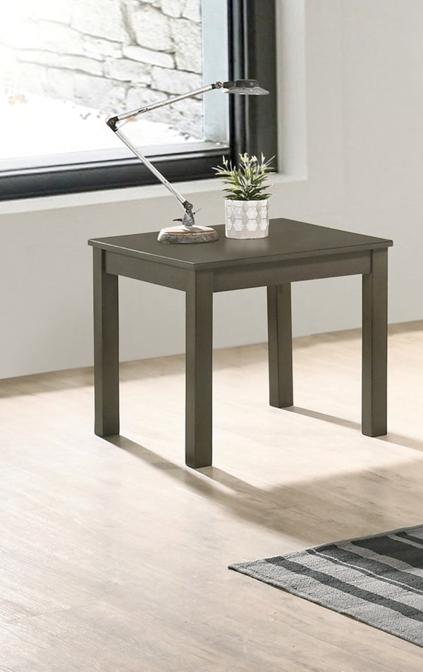 English Elm Dark Gray 3-Piece Coffee & End Table Set – Elegant Rubberwood Living Room Accent, Sturdy, Stylish B011P237489