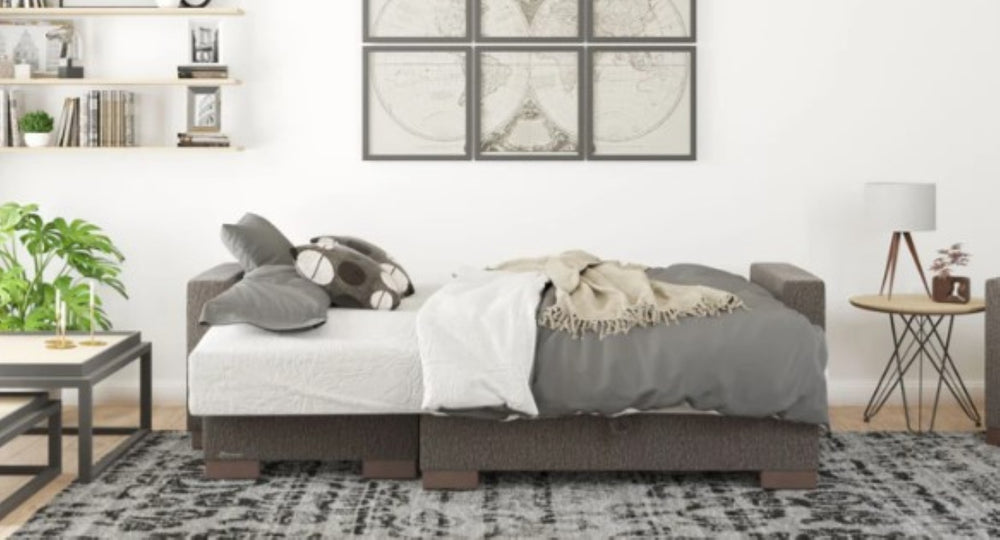 English Elm Primenest Nimbusflow Convertible Chaise Lounge With Storage – Stylish Upholstered Sleeper Sofa B030P303540-GIGA