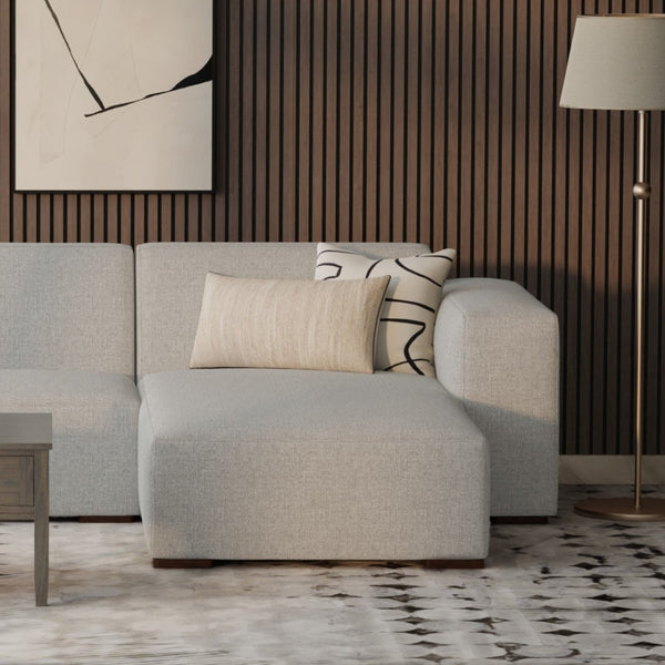 English Elm Rex Right Chaise Sofa Module - Eco-Friendly, Versatile Seating With Plush Comfort & Modern Design B136P199236-GIGA