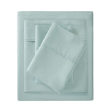 Madison Park 1500 Thread Count Casual Cotton Blend 2 PC Pillowcases MP21-4858 Seafoam