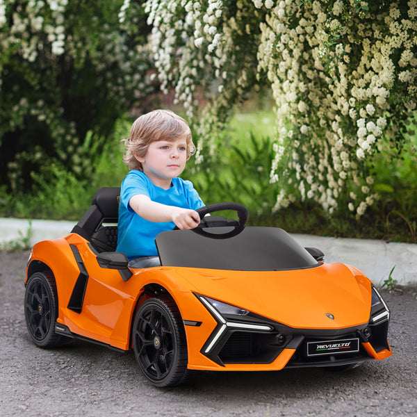 English Elm Qaba Kids Electric Dirt Bike 6v Battery Powered Ride on with Training Wheels Ages 3 to 8 Orange W2225P249890