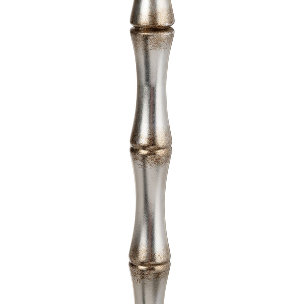 Crestview Collection Transitional Buffet Lamp - Slim Bamboo Design With Champagne Finish & Crystal Base For Elegant Lighting   Cvaer2022