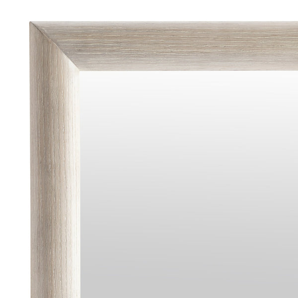 Bernhardt Bernhardt Lucerne Wire-brushed Oak Wall Mirror with Warm Alba Finish Modern Rustic 393332