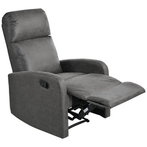 English Elm Christopher Knight Home® - Modern Recliner Plush Manual Recliner Chair with Ergonomic Support, 3-Position Backrest, Durable Fabric Comfort Grey N763P256491D