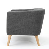 Christopher Knight Home® - Noble House - Bridie Fabric Mid Century Modern Loveseat