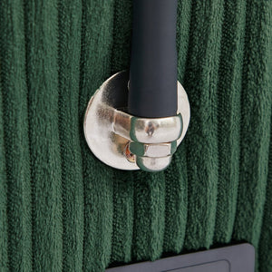 English Elm 41.7" Modern Style Single Sofa Couch With Movable Ottoman, Storage, Usb Ports & Cup Holders, Green N719S001841F