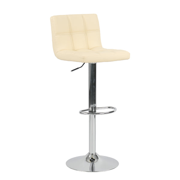 English Elm Hengming Adjustable Trumpet Base Bar Chairs Padded Ergonomic Seating Set of 2 W212P454048