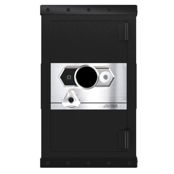 English Elm Three-Lock Digital Steel Safe With Biometric Access | Secure Storage For Home & Office Valuables W396P307334-GIGA