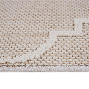 English Elm Loom Trellis Indoor/Outdoor Area Rug 8X10 – Soft Ivory, Durable, Kid & Pet Friendly For Modern Spaces B335P289604