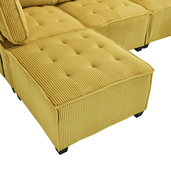 English Elm United We Win U-Shaped Modular Sectional Sofa With Reversible Chaise - Plush Comfort & Style! W1568S00153-GIGA