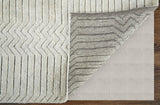 Feizy Rugs Matson Hand Knotted Wool Rug By Thom Filicia - Transitional Style With High-low Pile Texture Ivory Wool T14t6031ivy000e50