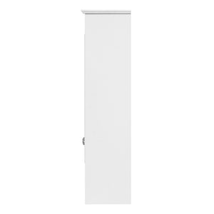 English Elm 3-in-1 Wall Mounted Medicine Cabinet with Soft Close Door Adjustable Shelves and Towel Bar White N710P405415K