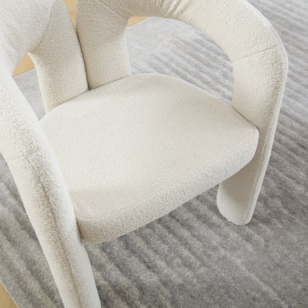 English Elm Contemporary Velvet Upholstered Barrel Accent Chair Set of 2 with Foam Seat, Steel Frame, Plush Upholstery Beige W395P224764