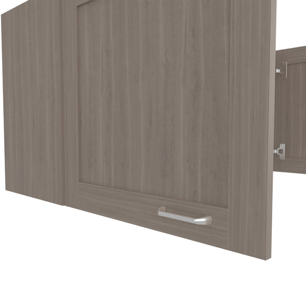 English Elm Wall Wall Cabinet with 2 Doors for Kitchen Storage, Modern Engineered Wood Design, Durable & Compact White Oak 44.09 L x 29.13 W x 3.54 H B097P350280
