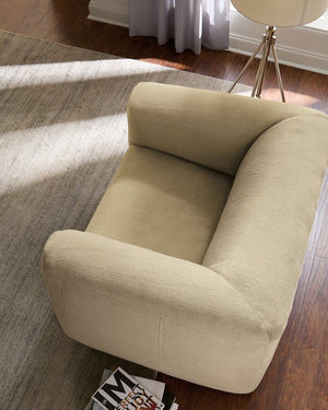 Hooker Furniture Stroud Chunky Lounge Chair In Cashmere Fawn Upholstery — Plush, Supportive Tight Seat & Modern Style SS408-01-470