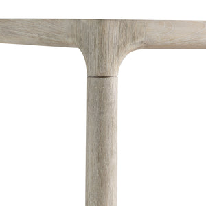 Bernhardt Bernhardt Siesta Key Carbonized Teak 88" Outdoor Dining Table Sea Oat Finish Slatted Classic Elegance X06222