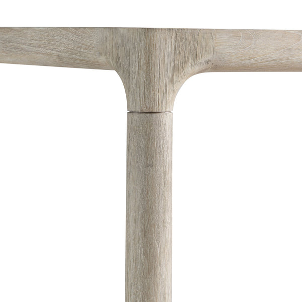 Bernhardt Bernhardt Siesta Key Carbonized Teak 88" Outdoor Dining Table Sea Oat Finish Slatted Classic Elegance X06222