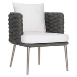 Santa Cruz Outdoor Arm Chair in Cadet Grey [Made to Order]