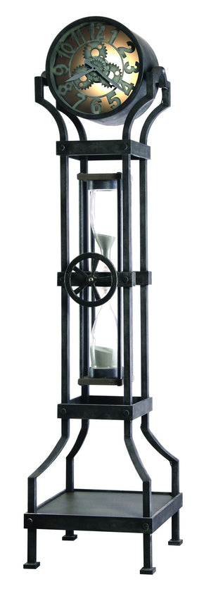 Hekman Furniture 615116 Stunning Hourglass Iii Floor Clock With Unique Design And Adjustable Features For Any Room  Hourglass Iii Grandfather Clock 615116